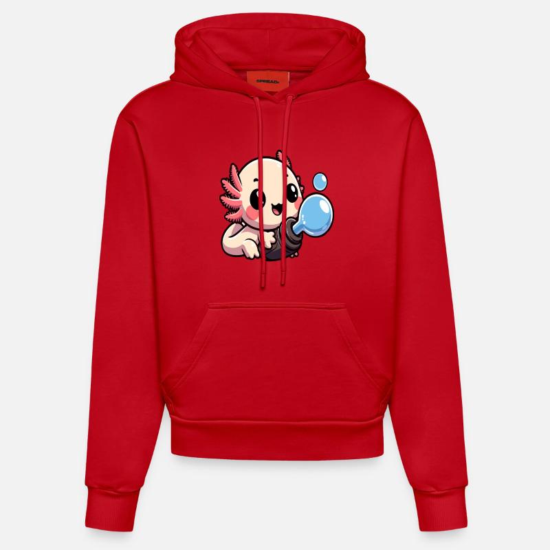 Bubble Buddy Hatchling - Sweat à capuche bio ajusté fabriqué en UE - rouge