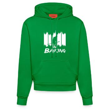 Fun Baking - Organic Fitted Hoodie Made in EU - City Green - Front