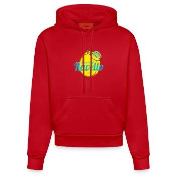 Ravello Costa d'Amalfi Lemon Italy Amalfi Coast - Organic Fitted Hoodie Made in EU - red - Front