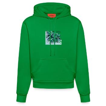 Season's Greetings - Organic Fitted Hoodie Made in EU - City Green - Front