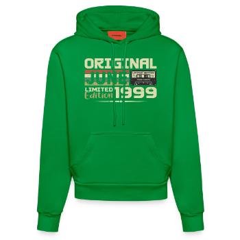 Juni 1999 Jahrgang Geboren im Juni 1999 Geburtstag - Organic Fitted Hoodie Made in EU - City Green - Vorne