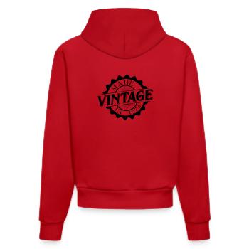 Fabriqué en 1973 Dictons d’anniversaire vintage - Sweat à capuche bio ajusté fabriqué en UE - rouge - Dos
