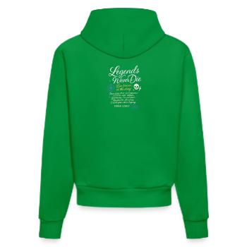 Urban Legacy Chemise Dicton - Sweat à capuche bio ajusté fabriqué en UE - City Green - Dos