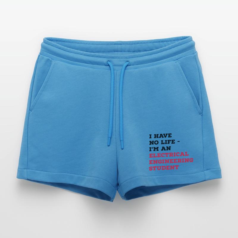 Electrical Engineering Studies Organic Relaxed Cropped Shorts Made in EU