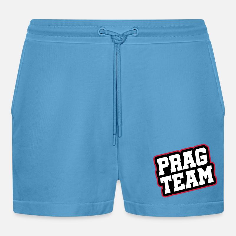 L’équipe de Prague - Short bio décontracté court fabriqué en UE -  Sol Blue