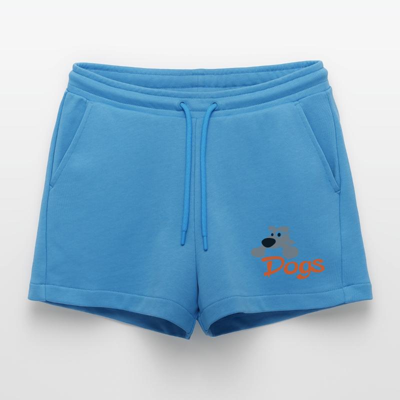 dog Organic Relaxed Cropped Shorts Made in EU