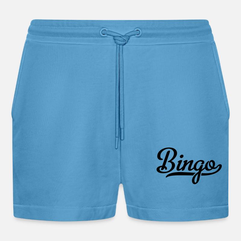 Bingo - Organic Relaxed Cropped shortsit Made in EU -  Sol Blue