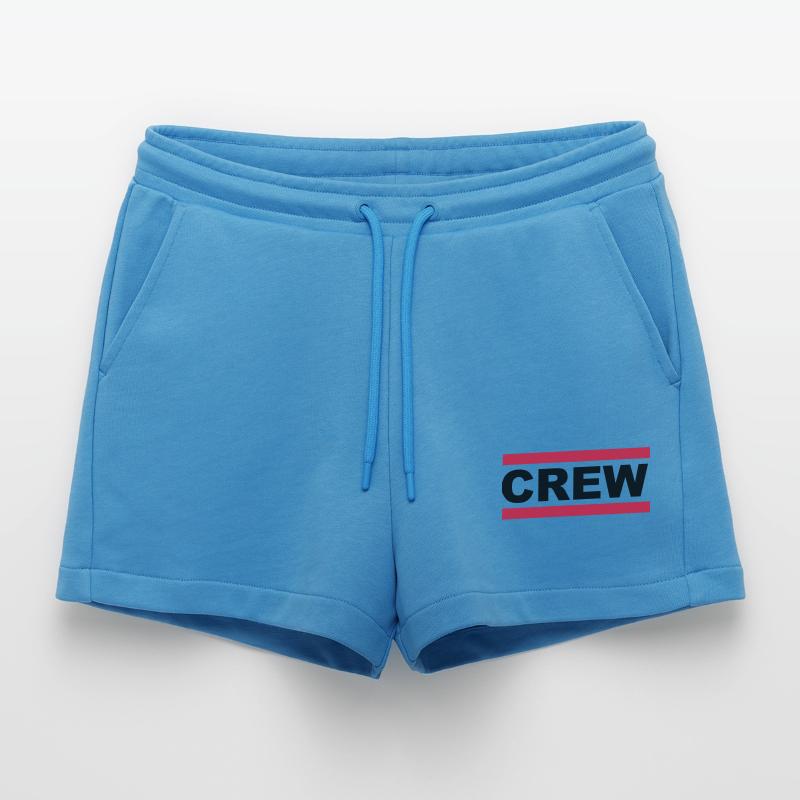Crew 2 Organic Relaxed Cropped Shorts Made in EU