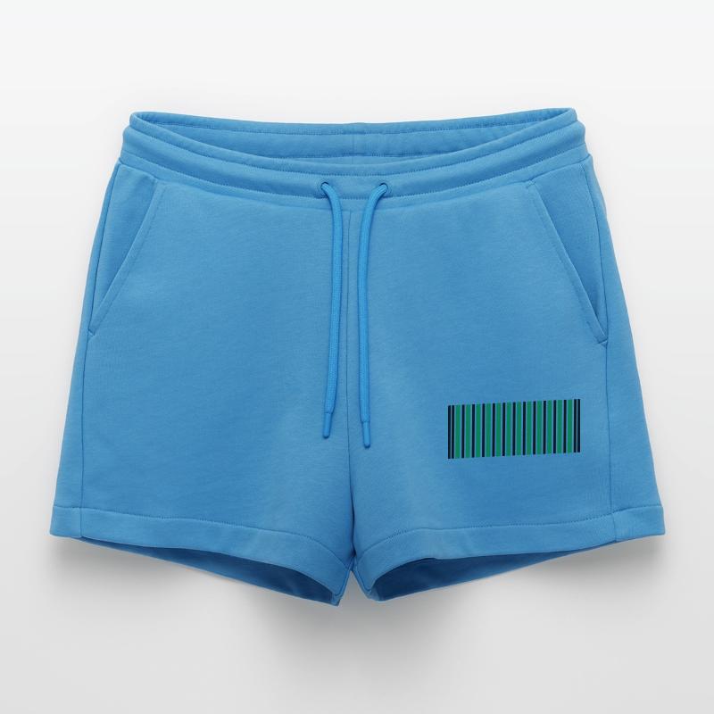 code-barres Short bio décontracté court fabriqué en UE