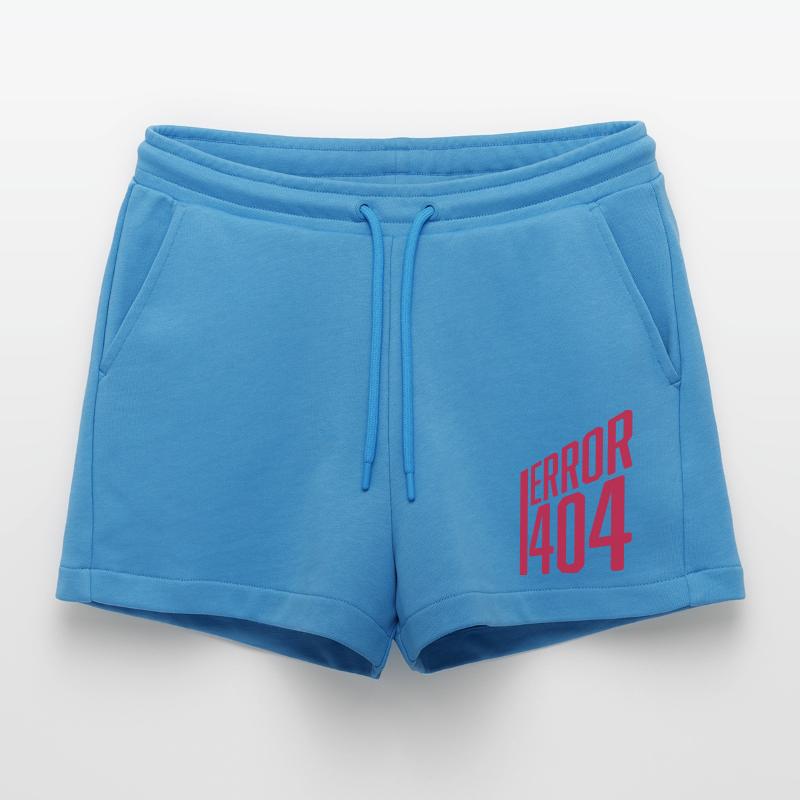 Code Error Error 404 Organic Relaxed Cropped Shorts Made in EU