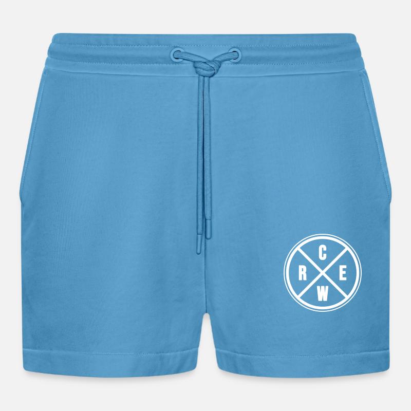 Cercle d’équipage - Short bio décontracté court fabriqué en UE - Sol Blue