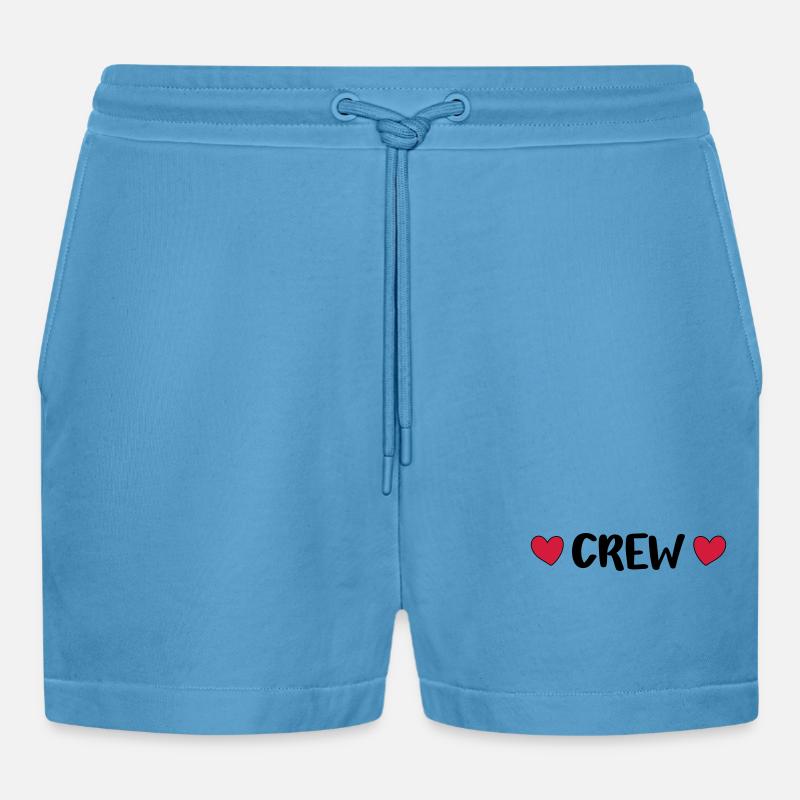 Cœur d’équipage - Short bio décontracté court fabriqué en UE -  Sol Blue