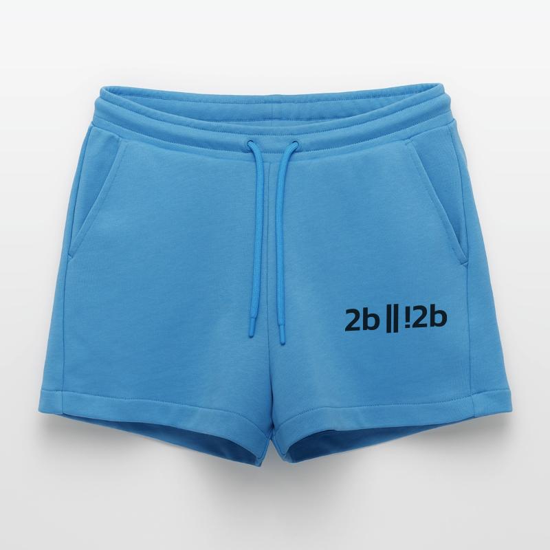 To be or not to be ? Funny Programmer Programer Organic Relaxed Cropped Shorts Made in EU