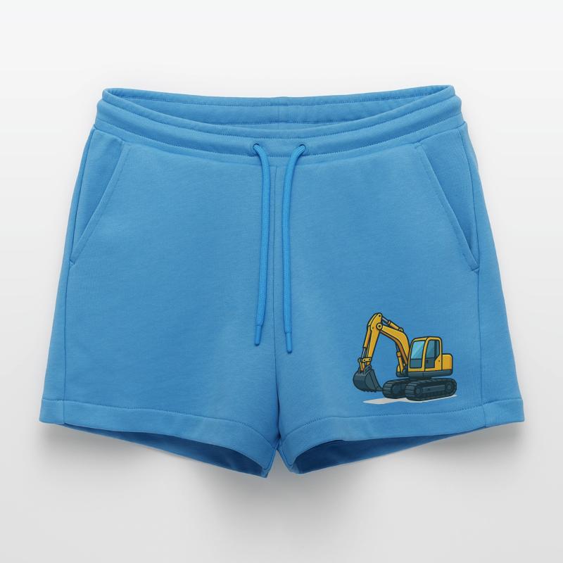 bagger comic Organic Relaxed Cropped Shorts Made in EU