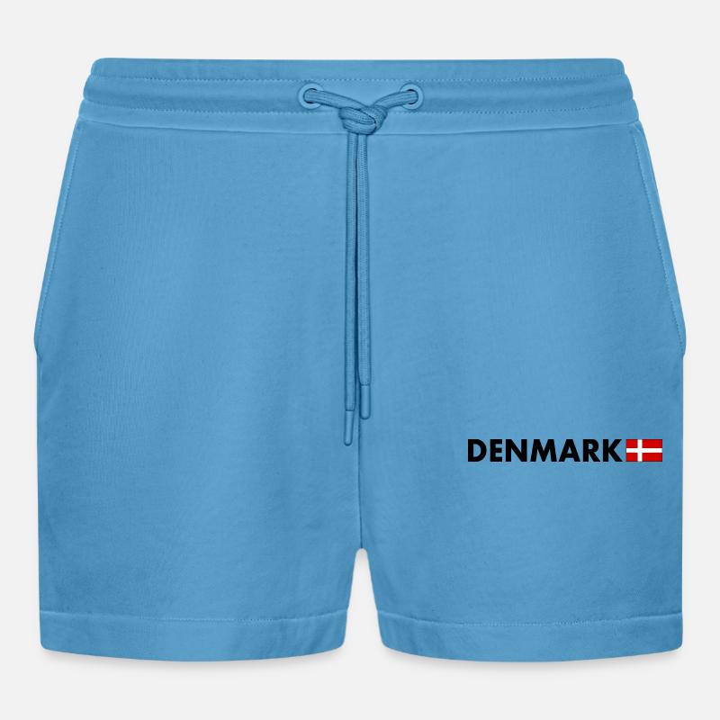 Danemark - Short bio décontracté court fabriqué en UE -  Sol Blue