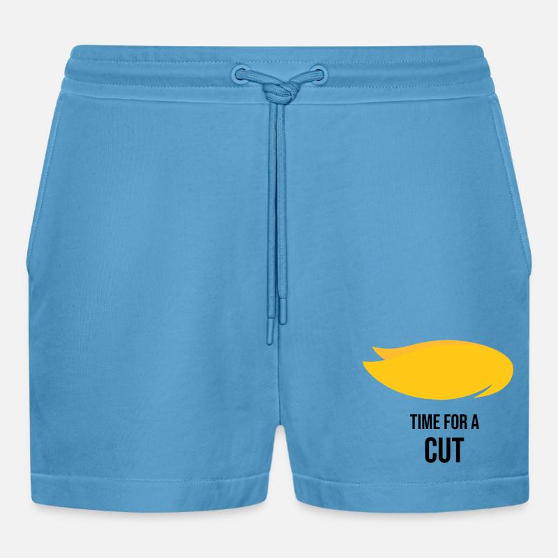 Il est temps de couper - Short bio décontracté court fabriqué en UE -  Sol Blue