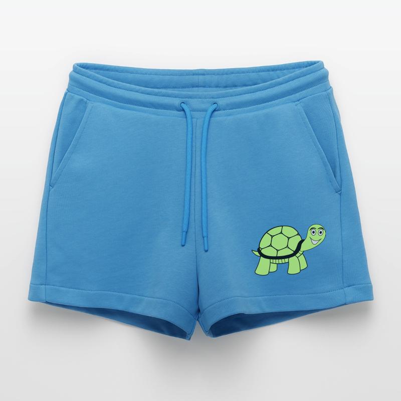 turtle Organic Relaxed Cropped Shorts Made in EU