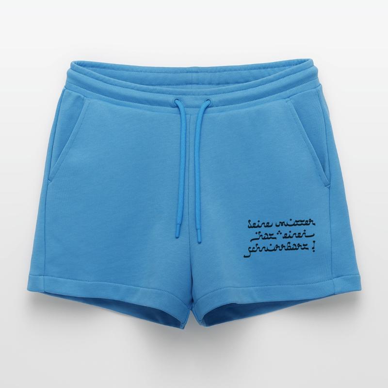 Deine mutter hat einen schnurrbart! Organic Relaxed Cropped Shorts Made in EU