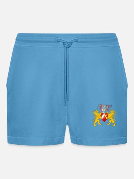 T-shirt Alsace Lions Blason Omega - Short bio décontracté court fabriqué en UE - Sol Blue