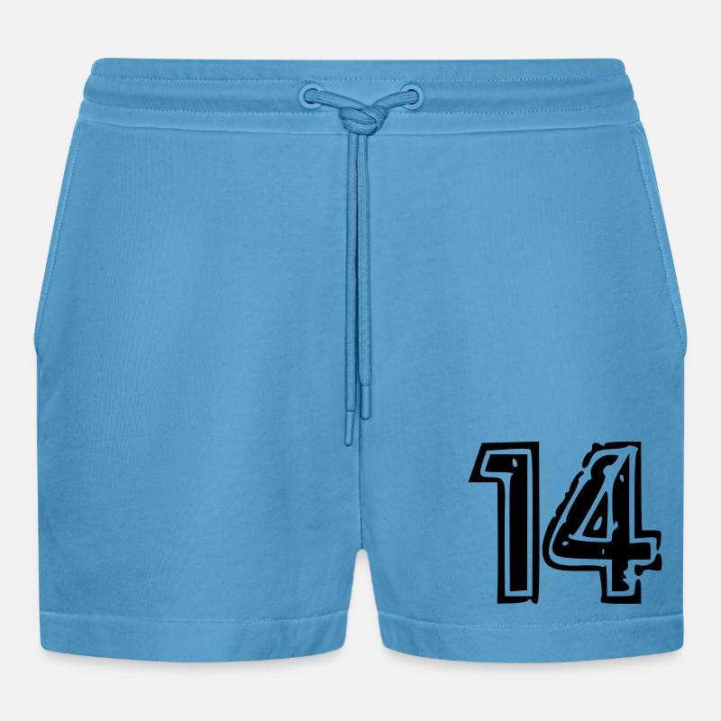 Johan - Organic Relaxed Cropped Shorts Made in EU -  Sol Blue