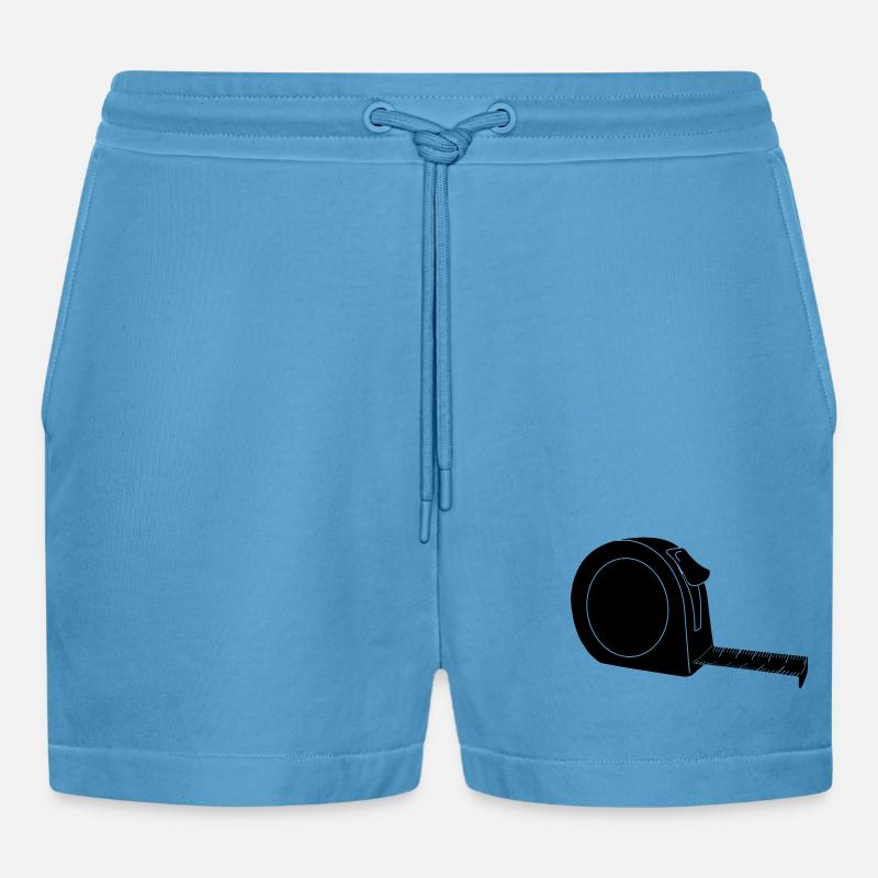 Rollengrößenmessung lind - Organic Relaxed Cropped Shorts Made in EU -  Sol Blue