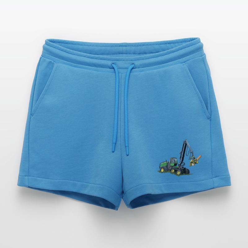 Harvester, Timber Harvester Organic Relaxed Cropped Shorts Made in EU