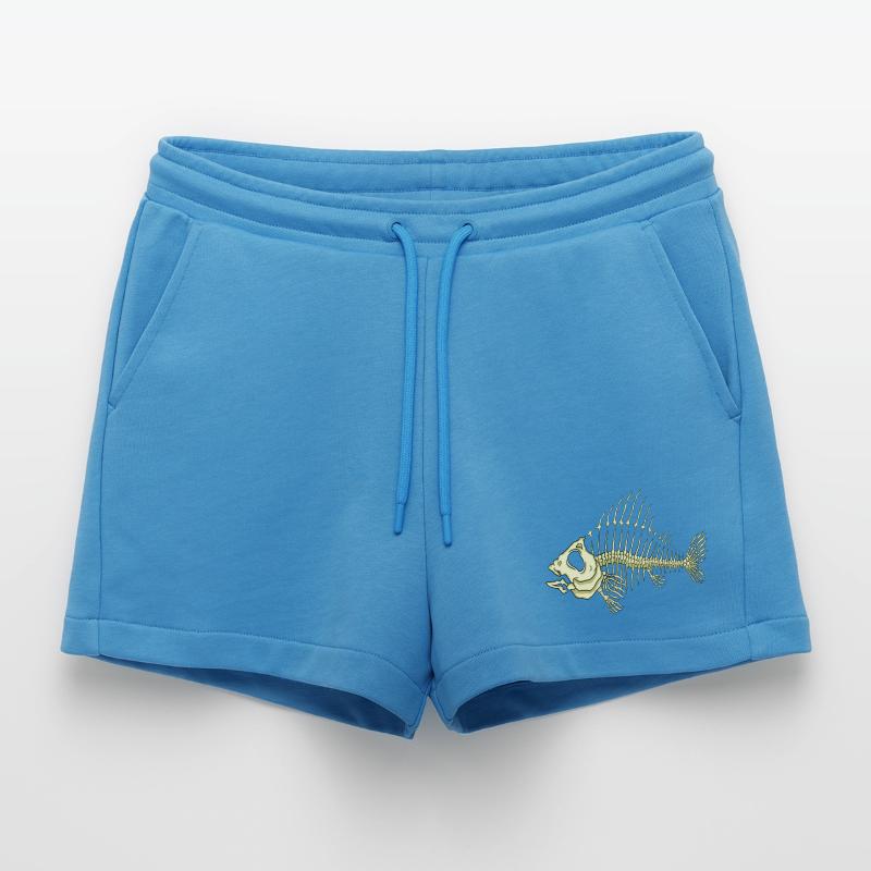 Fish Organic Relaxed Cropped Shorts Made in EU
