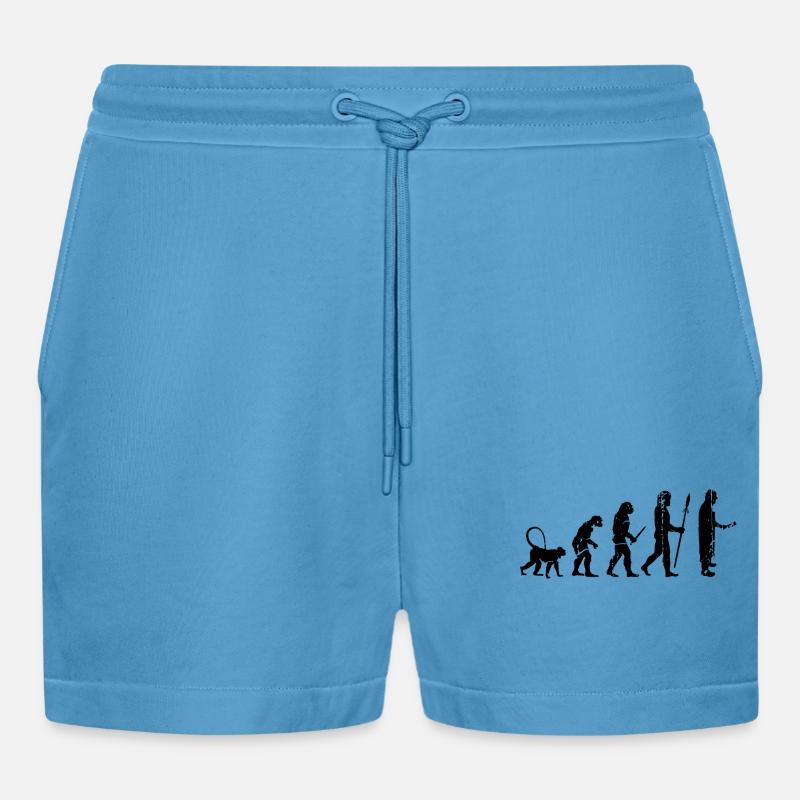 Évolution de Fleischer - Short bio décontracté court fabriqué en UE -  Sol Blue