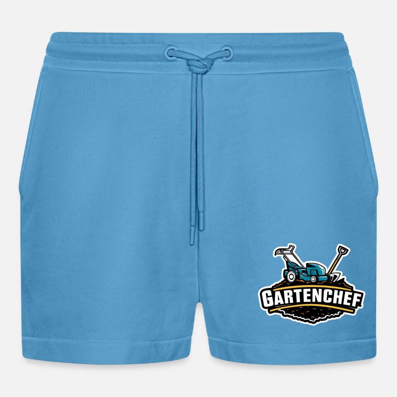 Gartenarbeit Gartenchef - Organic Relaxed Cropped Shorts Made in EU -  Sol Blue