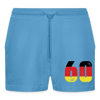 60 Numéro Jersey Allemagne - Short bio décontracté court fabriqué en UE -  Sol Blue - Devant