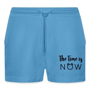 Le moment est venu - Short bio décontracté court fabriqué en UE -  Sol Blue - Devant