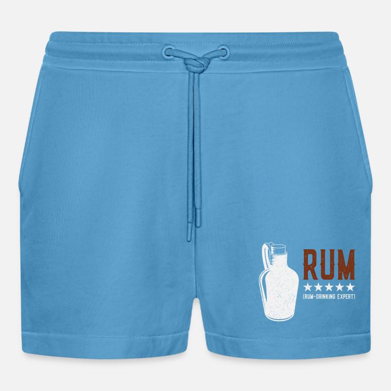 Rhum - Drinking Expert Rumtrinker - Short bio décontracté court fabriqué en UE -  Sol Blue