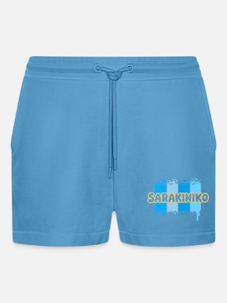 Sarakiniko Sarakiniko - Short bio décontracté court fabriqué en UE - Sol Blue