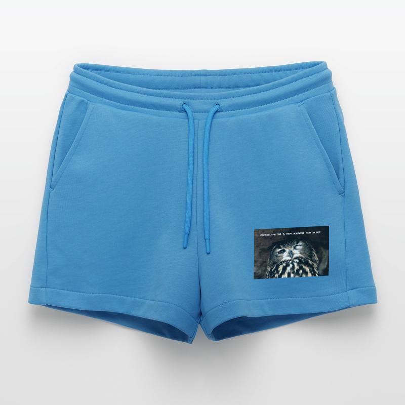 Eule, 100% replacement for coffee Organic Relaxed Cropped Shorts Made in EU