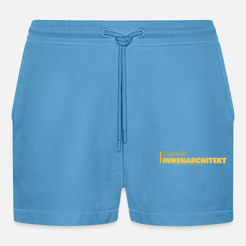Architecte - Short bio décontracté court fabriqué en UE -  Sol Blue