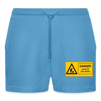 Egalité des sexes - Short bio décontracté court fabriqué en UE -  Sol Blue - Devant