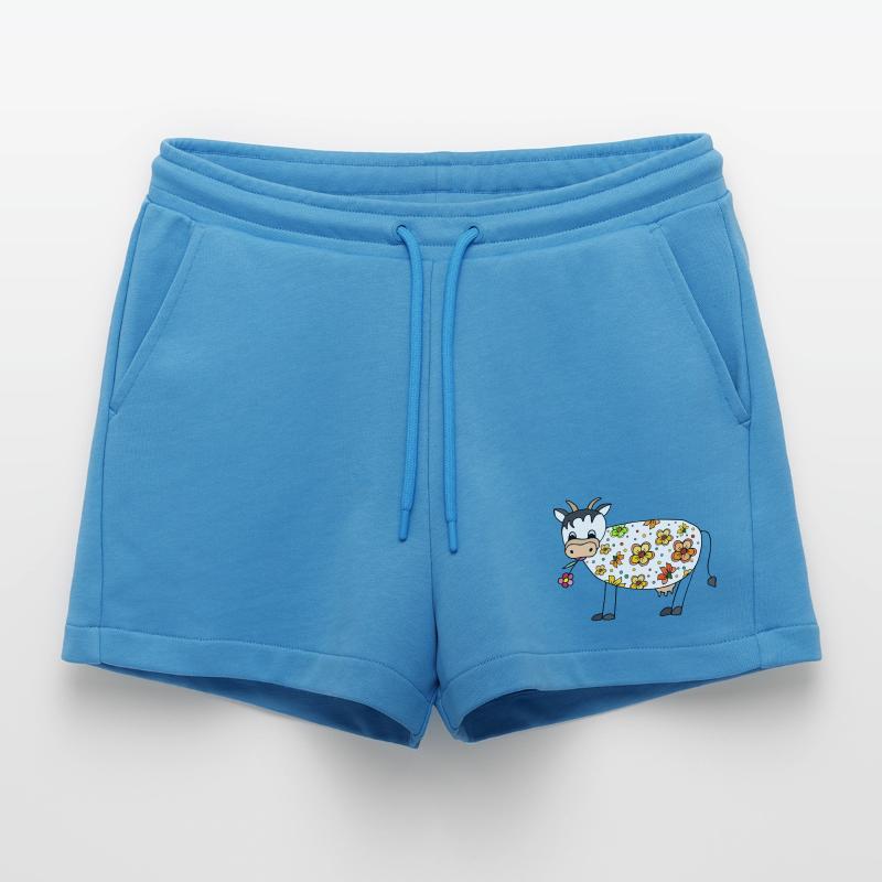 Cow Organic Relaxed Cropped Shorts Made in EU