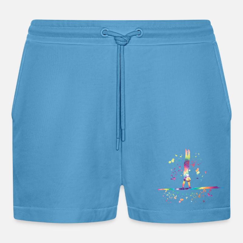 Ginnastica Parallele Ginnastica Artistica - Pantaloncini corti ecologici casual Made in UE -  Sol Blue