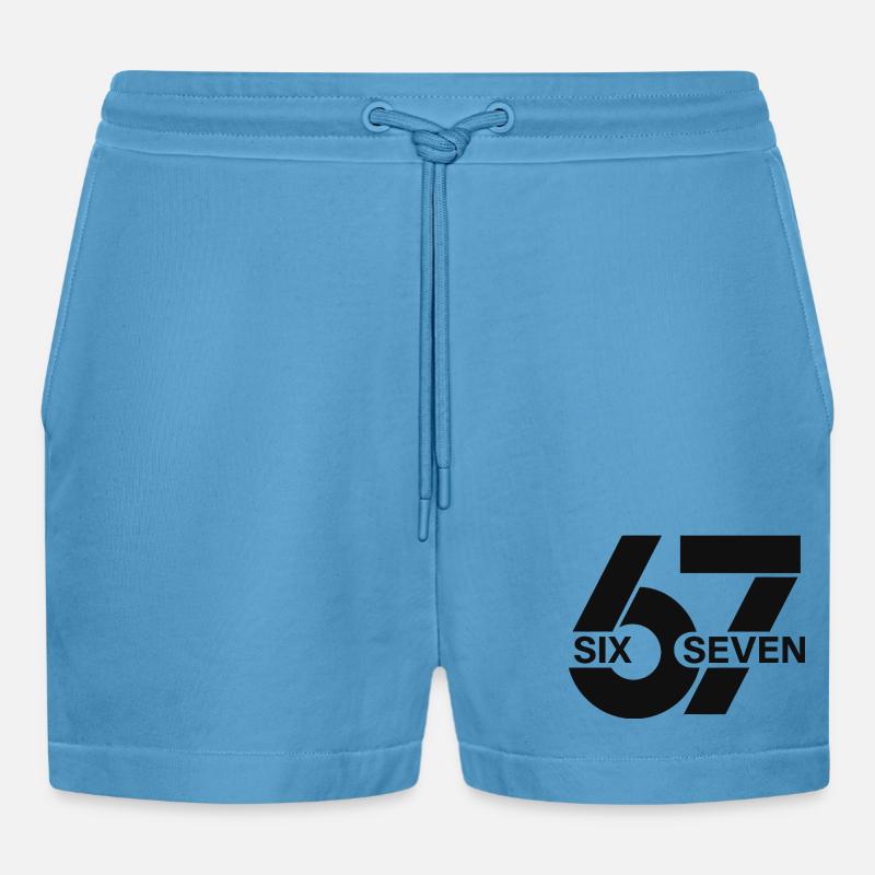 Sei sette meme - Pantaloncini corti ecologici casual Made in UE -  Sol Blue