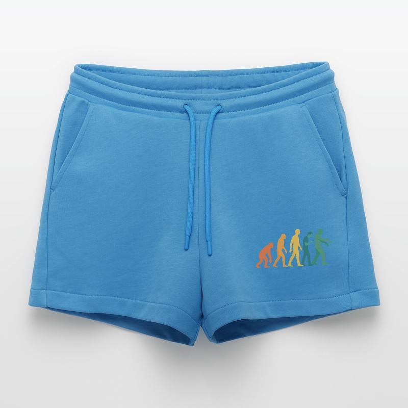 Evolution Silhouette Dégradé Short bio décontracté court fabriqué en UE