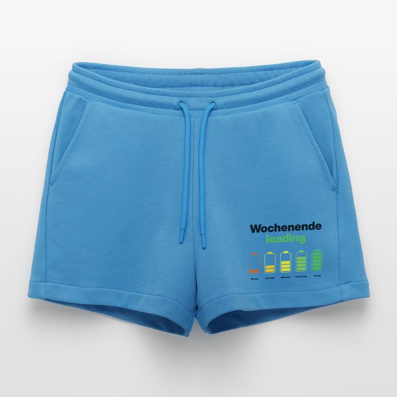 Weekend loading – battery full on Friday, work Organic Relaxed Cropped Shorts Made in EU