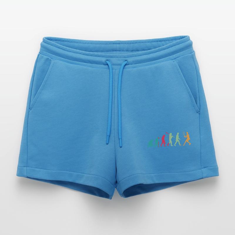 Evolution Tennis Gift Organic Relaxed Cropped Shorts Made in EU