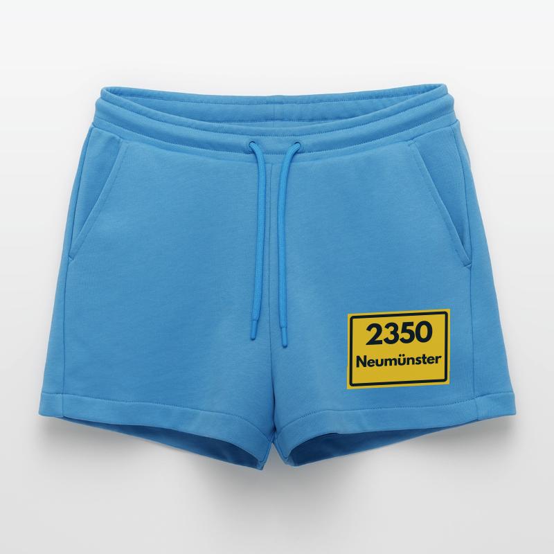 OLD POSTCODE POSTCODE RETRO 2350 NEUMÜNSTER – STOR Organic Relaxed Cropped Shorts Made in EU