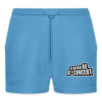 Je préférerais être à un concert Lustig Musik Konzert - Short bio décontracté court fabriqué en UE -  Sol Blue - Devant