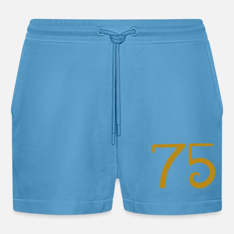 75 - Short bio décontracté court fabriqué en UE -  Sol Blue