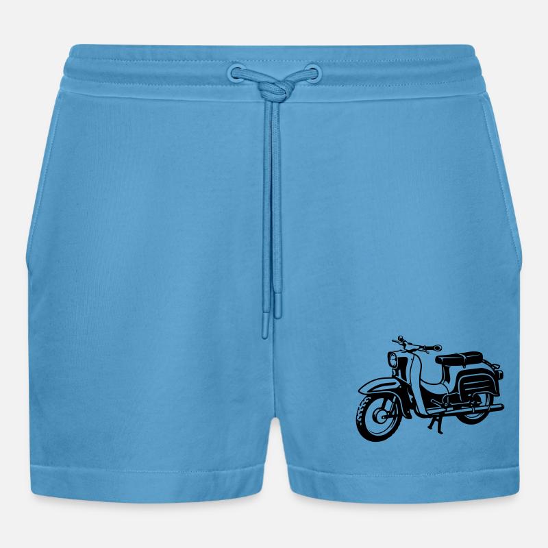 avaler - Short bio décontracté court fabriqué en UE -  Sol Blue