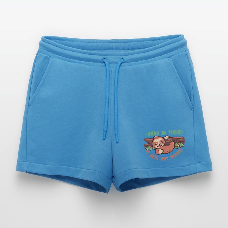 Halte durch, es wird noch viel schlimmer Organic Relaxed Cropped Shorts Made in EU