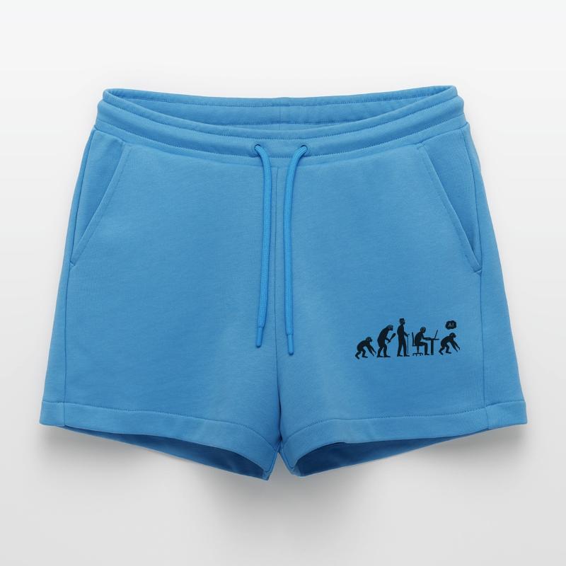 AI-volution Organic Relaxed Cropped Shorts Made in EU