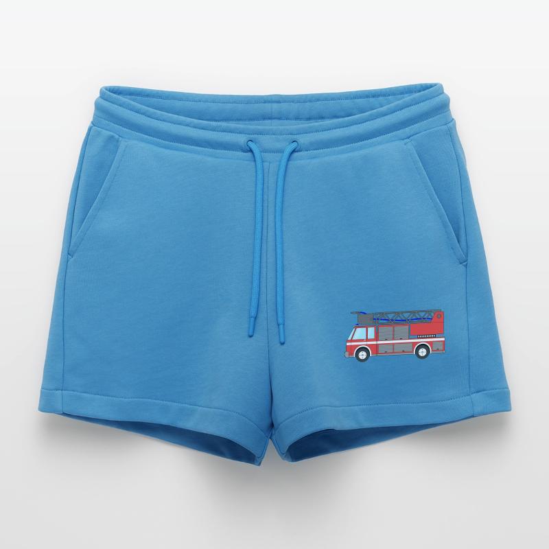 Fire engine Fire engine Organic Relaxed Cropped Shorts Made in EU