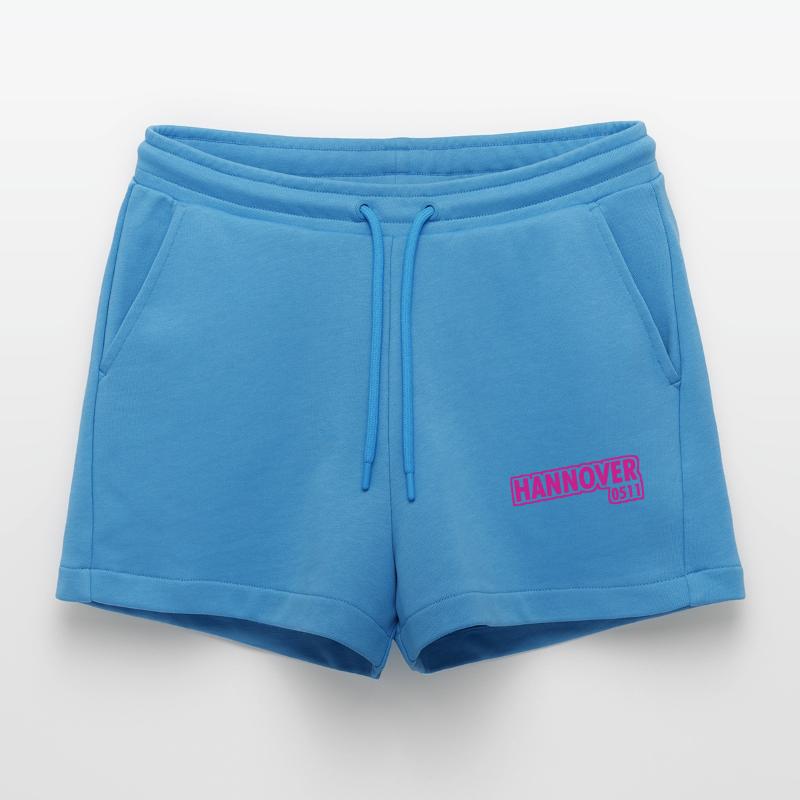 Hanover - 0511 - Area Code - Lower Saxony Organic Relaxed Cropped Shorts Made in EU